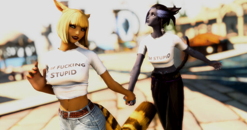 Visiting Old Sharlayan with Lulu